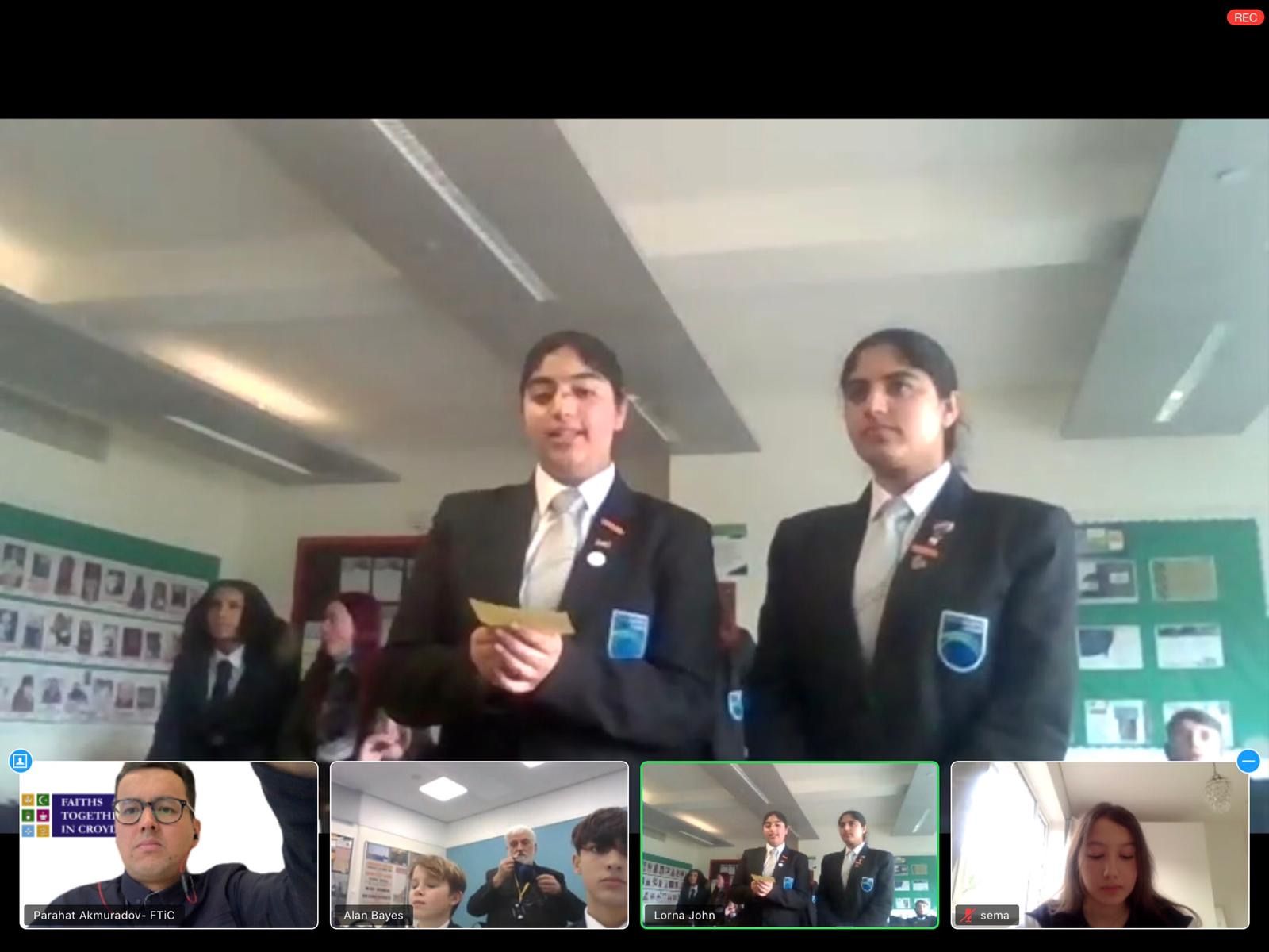 Croydon students participate in Inter Faith week