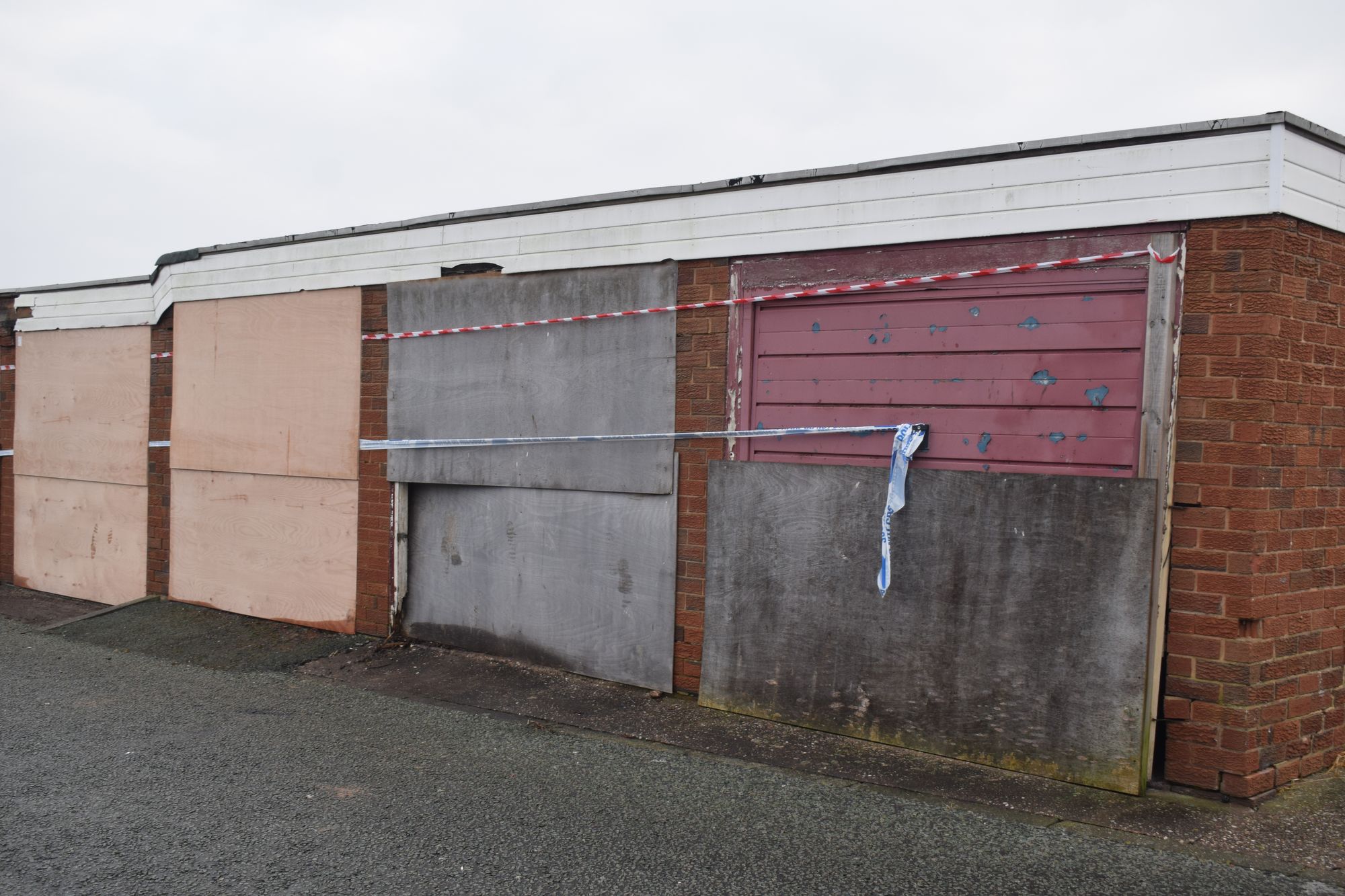Arson suspected after fire hits garages in Runcorn