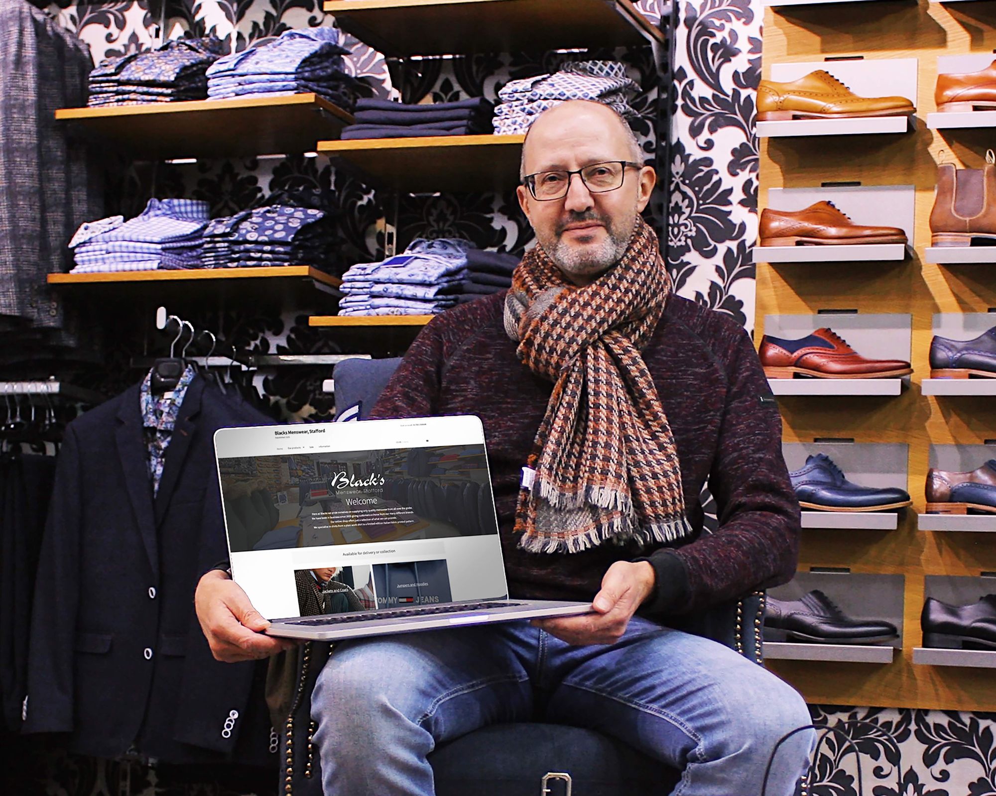 195-year-old menswear store embraces 21st Century technology