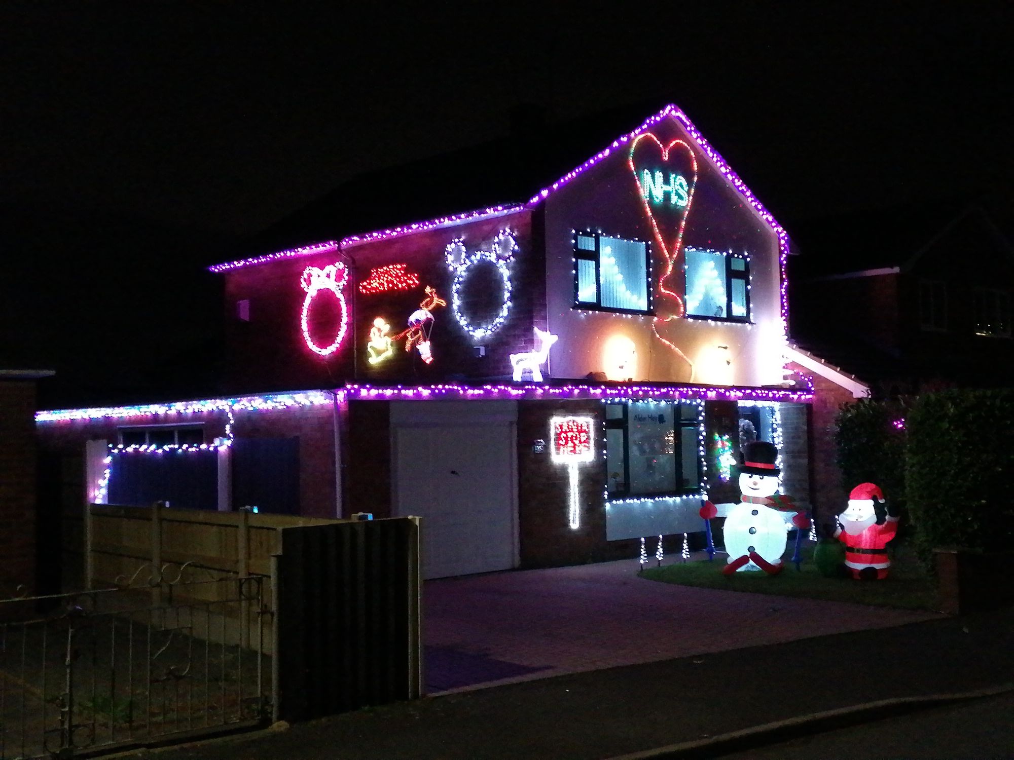 Connah's Quay family light up their home for Alder Hey charity fundraiser