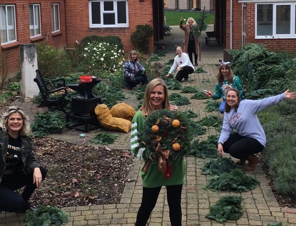 Wreath makers raise funds for disabled