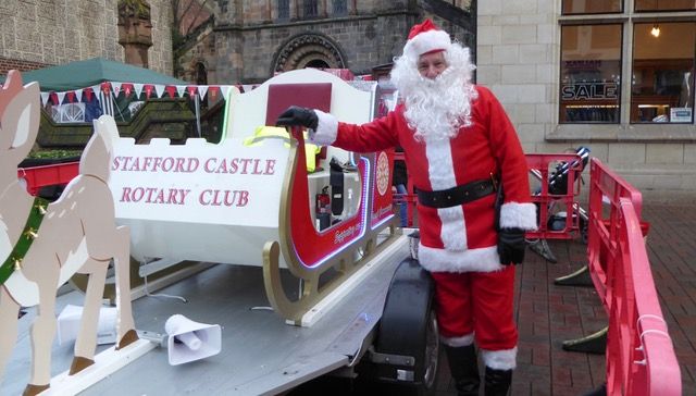Santa is coming to Stafford this weekend
