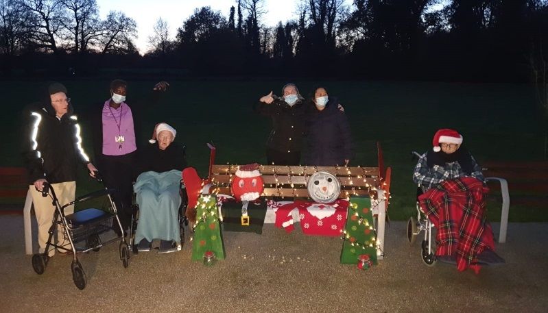 Christmas light switched on at West Hall