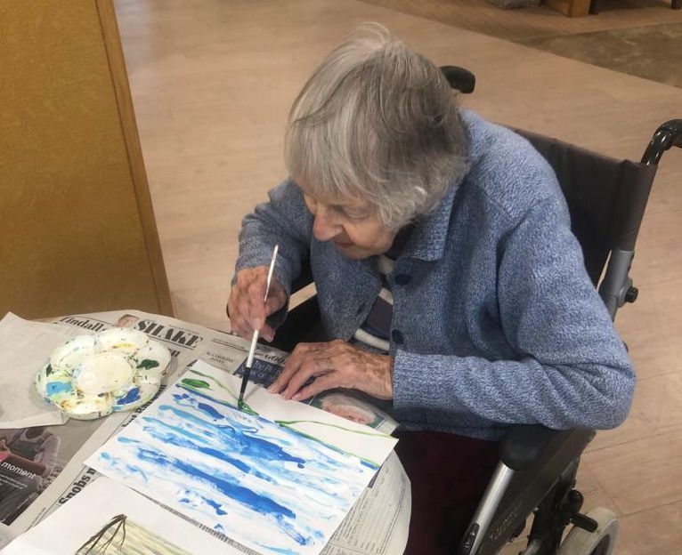 Big Draw for St Ives care home in Cambridgeshire