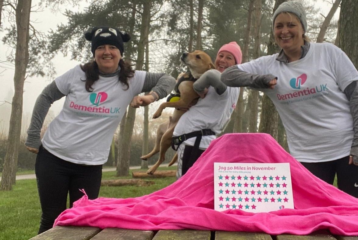 Leicestershire Co-op staff raise £2,300 for Dementia UK following 50 mile jogging challenge