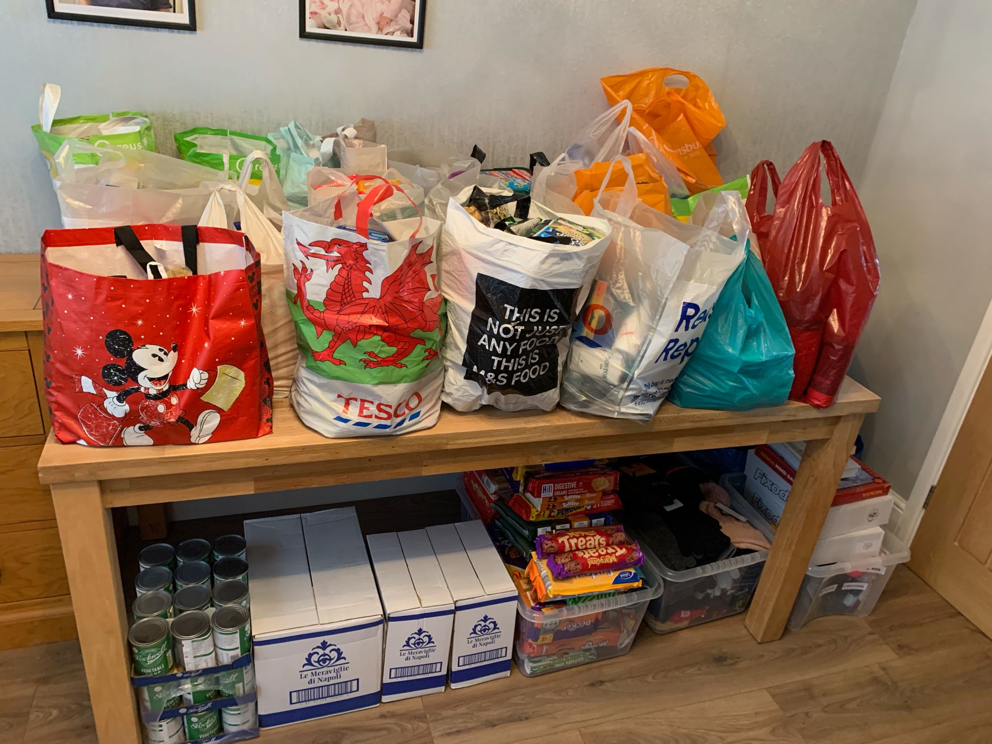 Mum thanks Cardiff Covid-19 support group