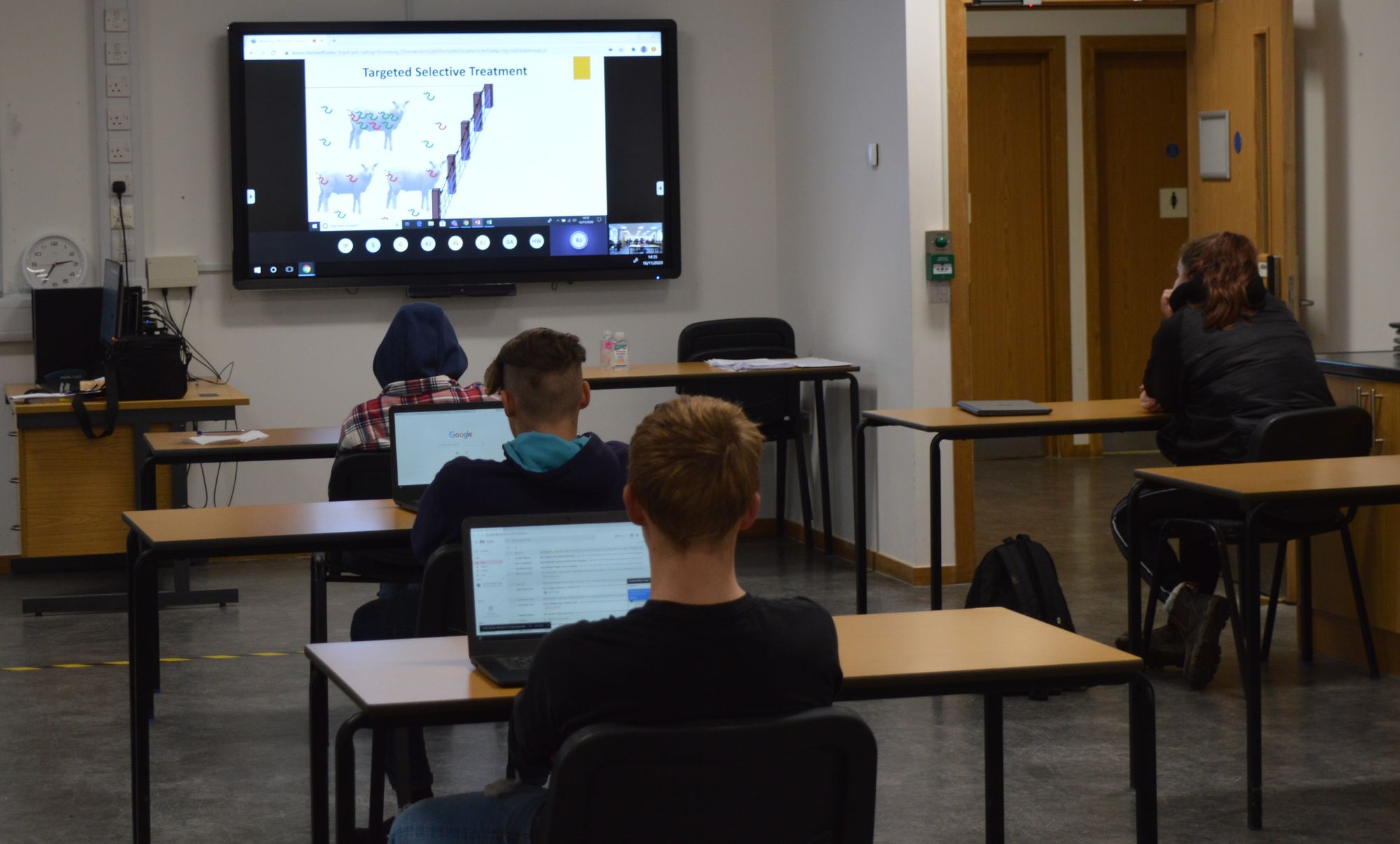 Coleg Cambria students join virtual agriculture event