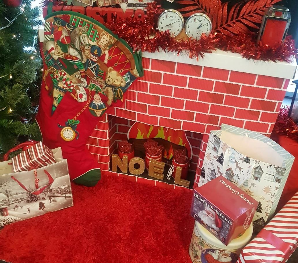 Rochdale woman makes finals in festive fireplace competition