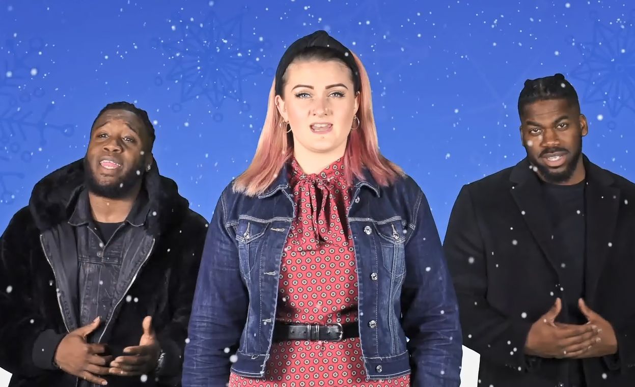 Gravesend rappers sing Silent Night for ellenor hospice