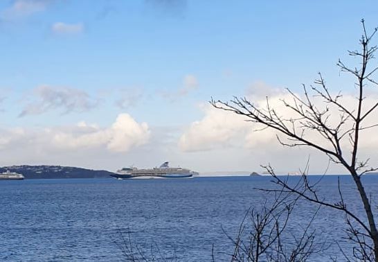 Crew member in hospital after heart attack on board Torbay cruise ship