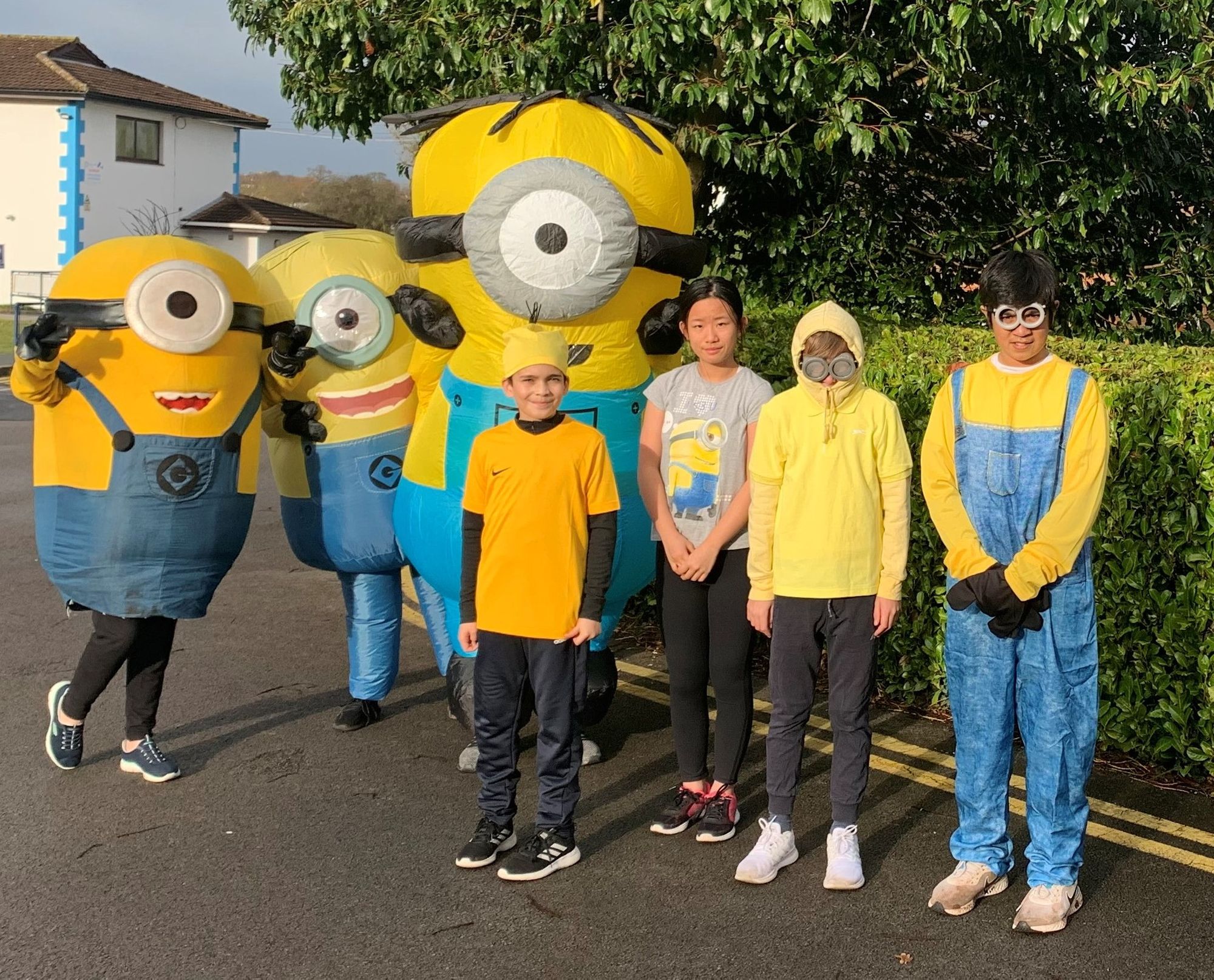 Pupils dress as Minions to raise money for Katharine House Hospice