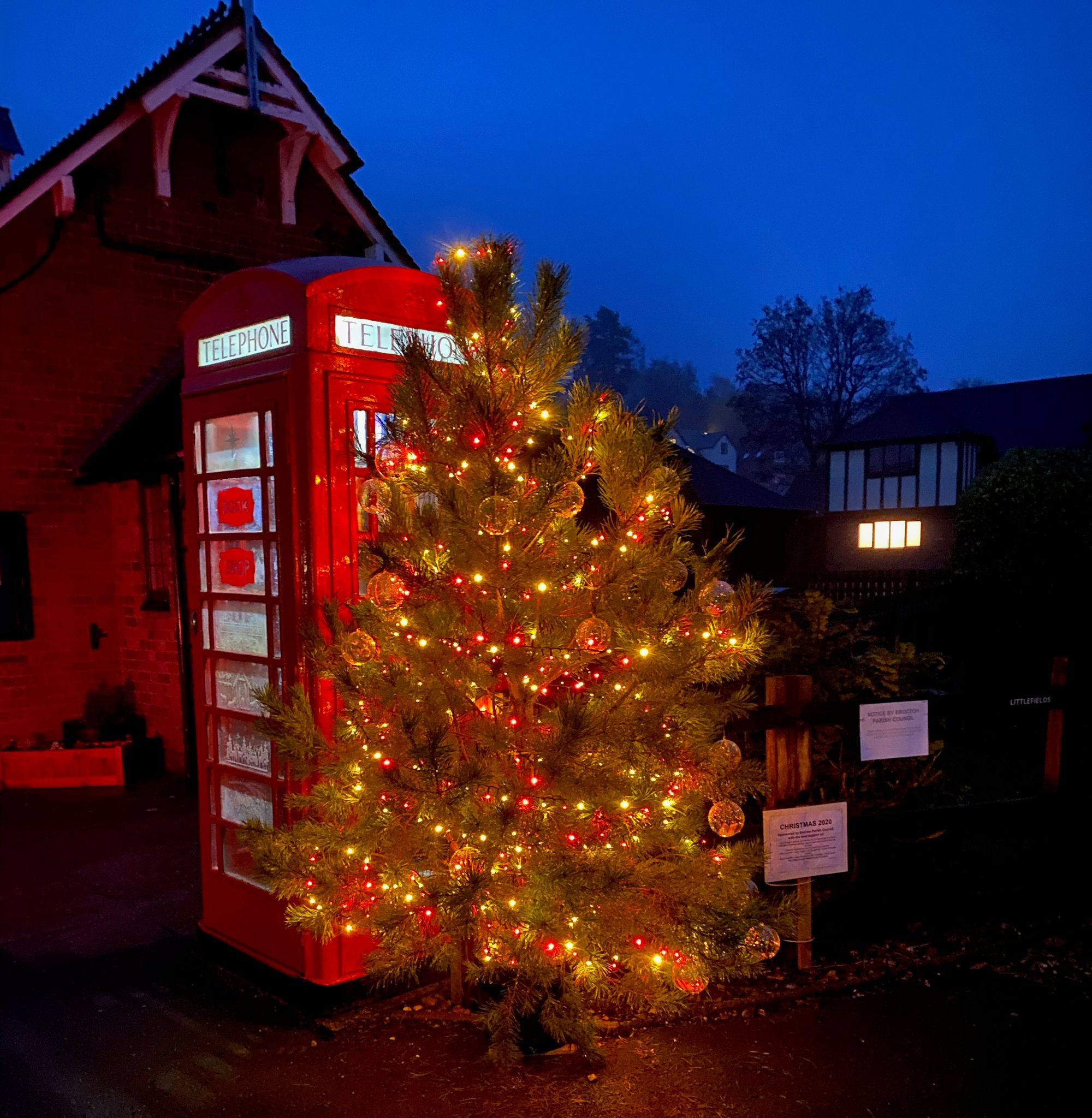 Village Christmas decorations and competition are a success