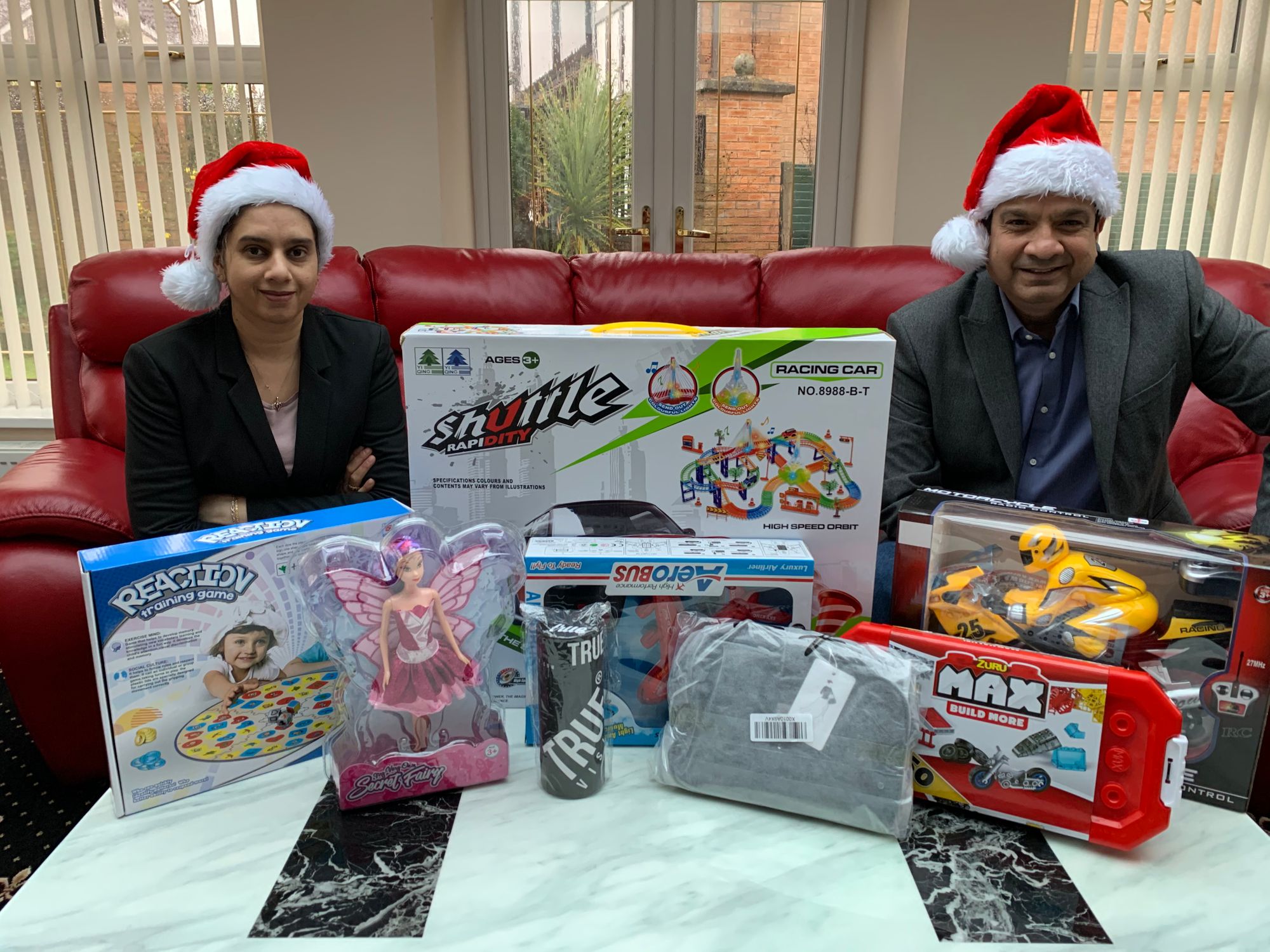 Councillor collects toys for Christmas gift appeal