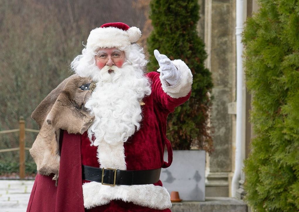 The 6ft 4in Father Christmas from Tunbridge Wells who is head and shoulders above the rest