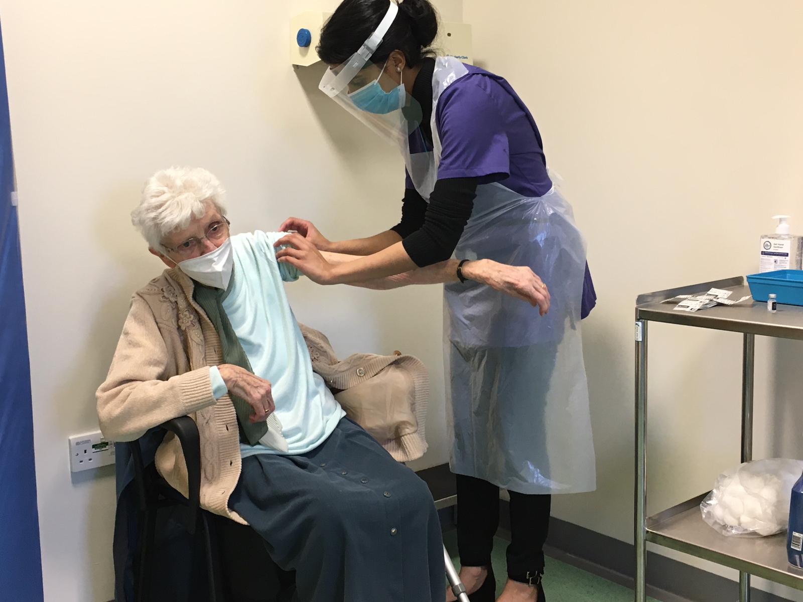 Historic moment as first Hyndburn patients receive Covid-19 vaccine