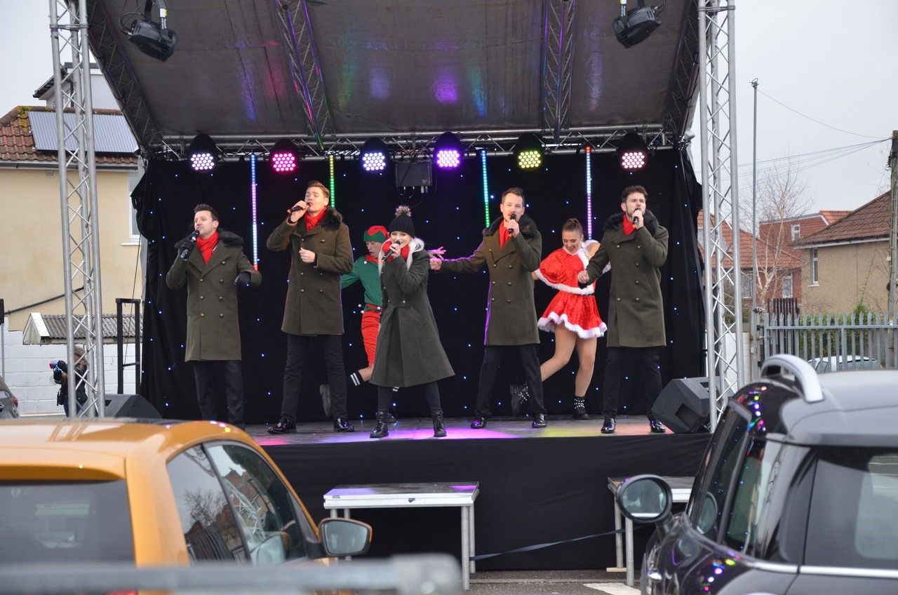 Drive-in concert held for Bristol veterans at Ashton Gate