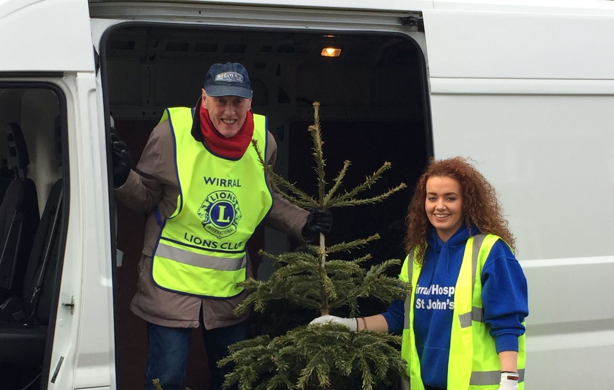 Higher Bebington hospice collects real Christmas trees InYourArea