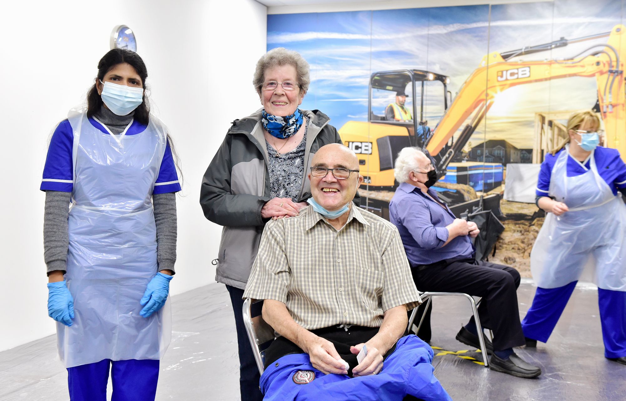 Digger factory in Cheadle turned into Covid-19 vaccine centre to deliver up to 40,000 jabs