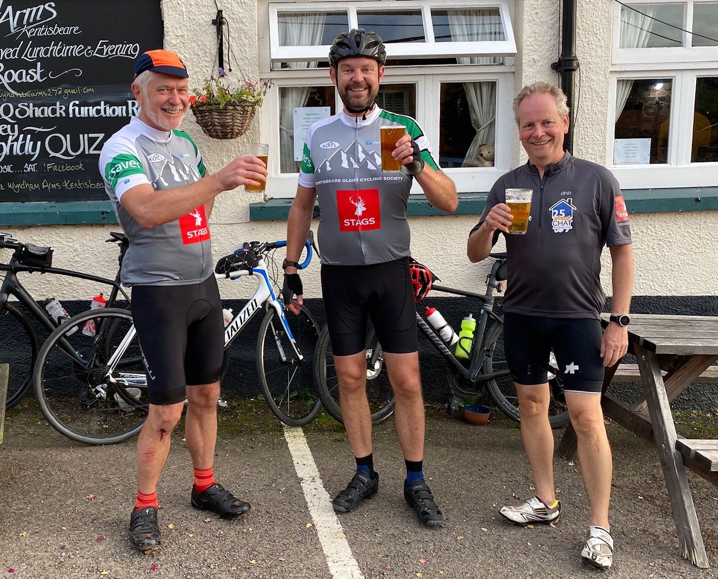 Tiverton estate agents raise thousands with cycle ride for CHAT