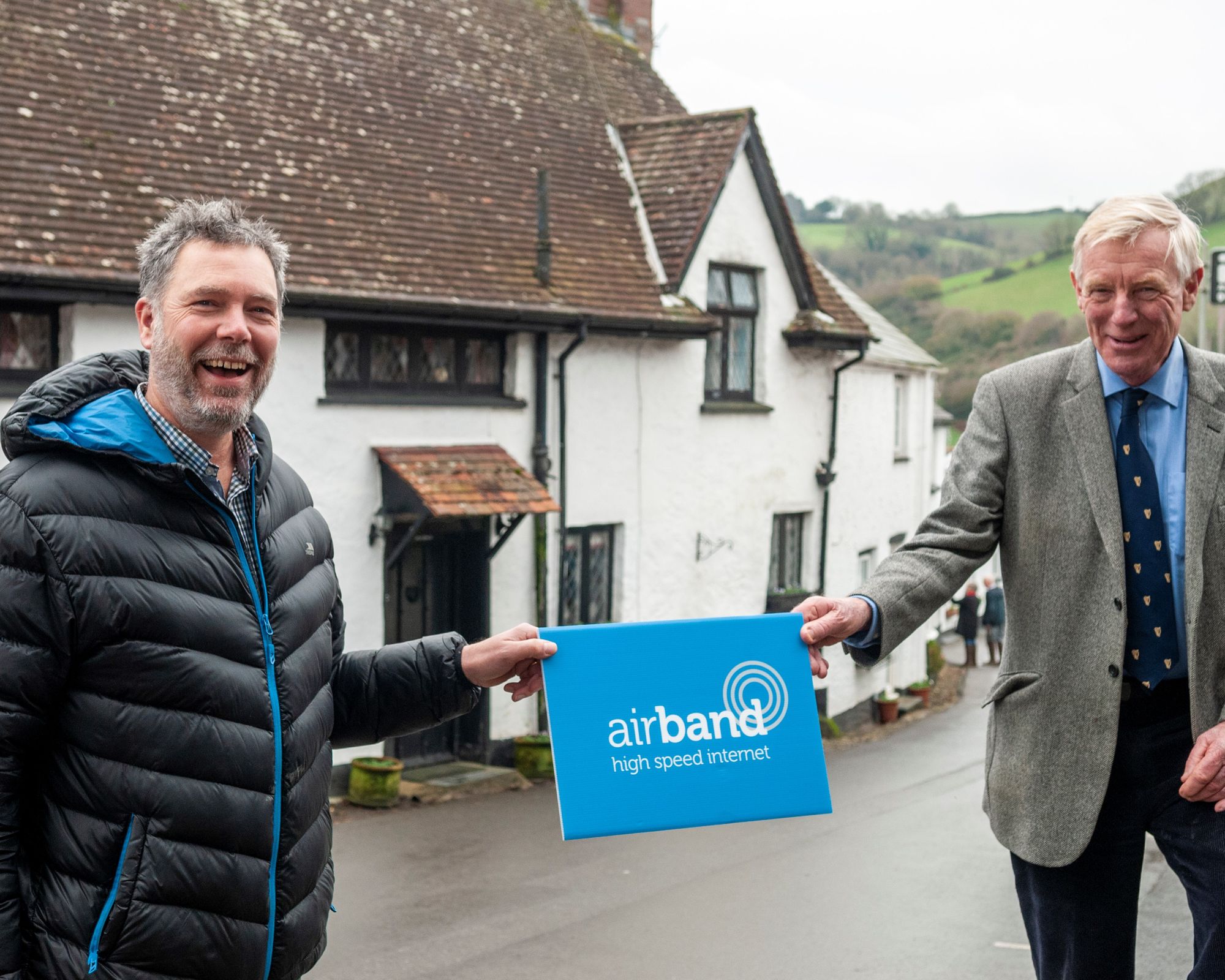 Nurse at 'wit's end' with broadband celebrates better connected Berrynarbor