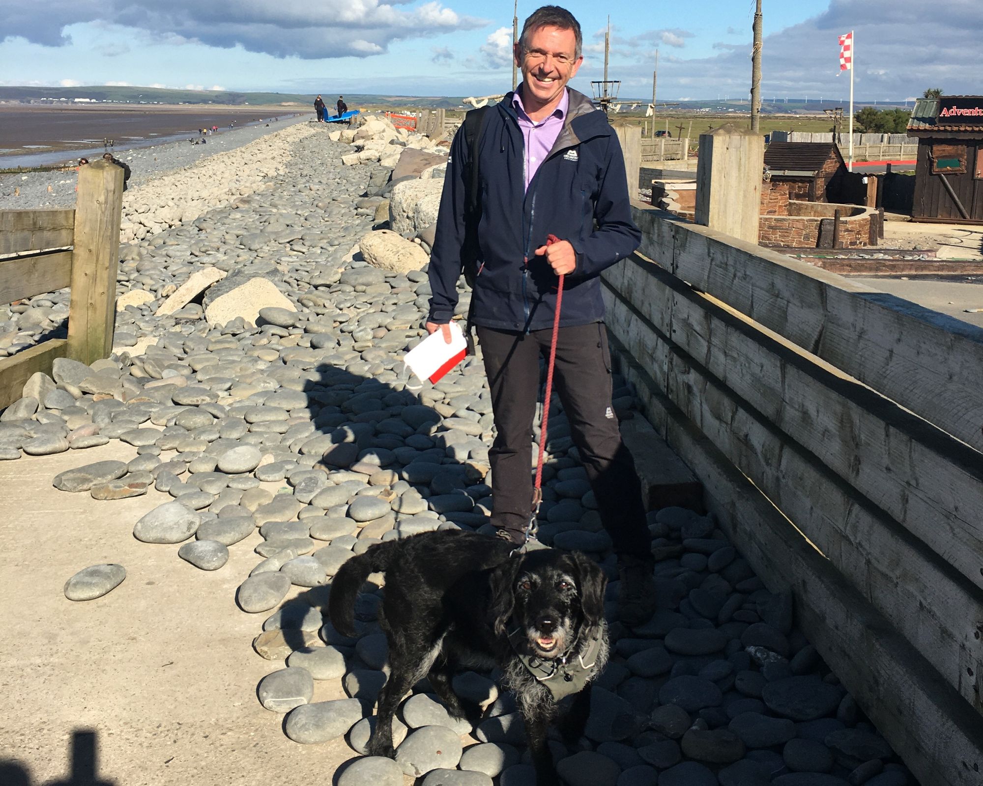 Mayor welcomes sea defence work at Westward Ho!