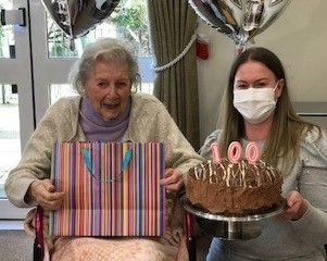 Friends and family help Dorothy celebrate her 100th birthday in style