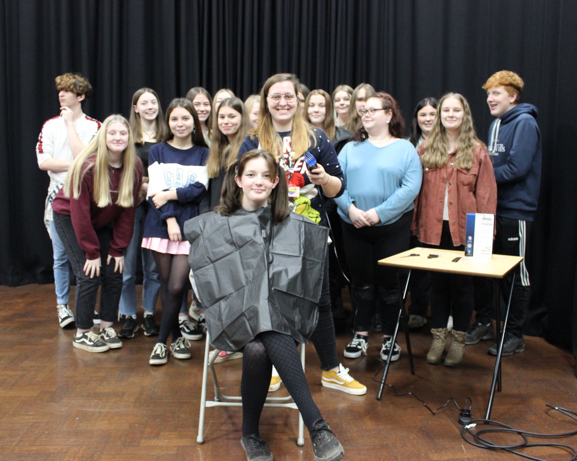 Brave Tiverton pupil shaves her hair for Macmillan Cancer Support