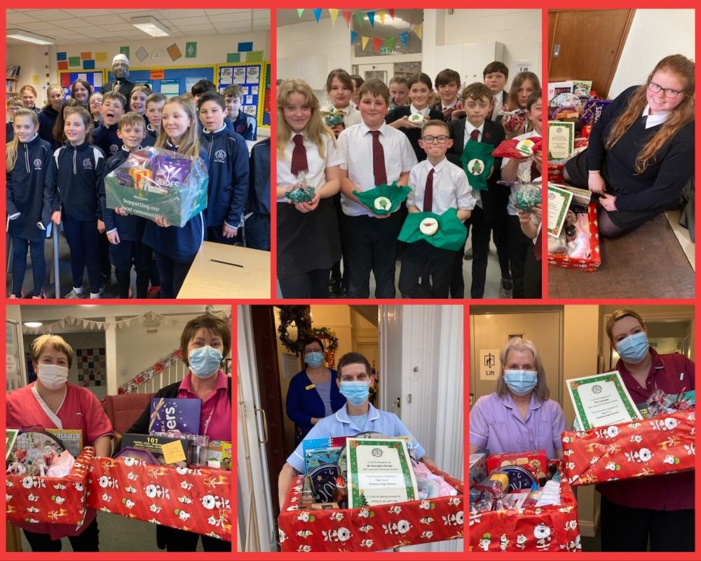 Caring Tiverton pupils get creative to help care homes
