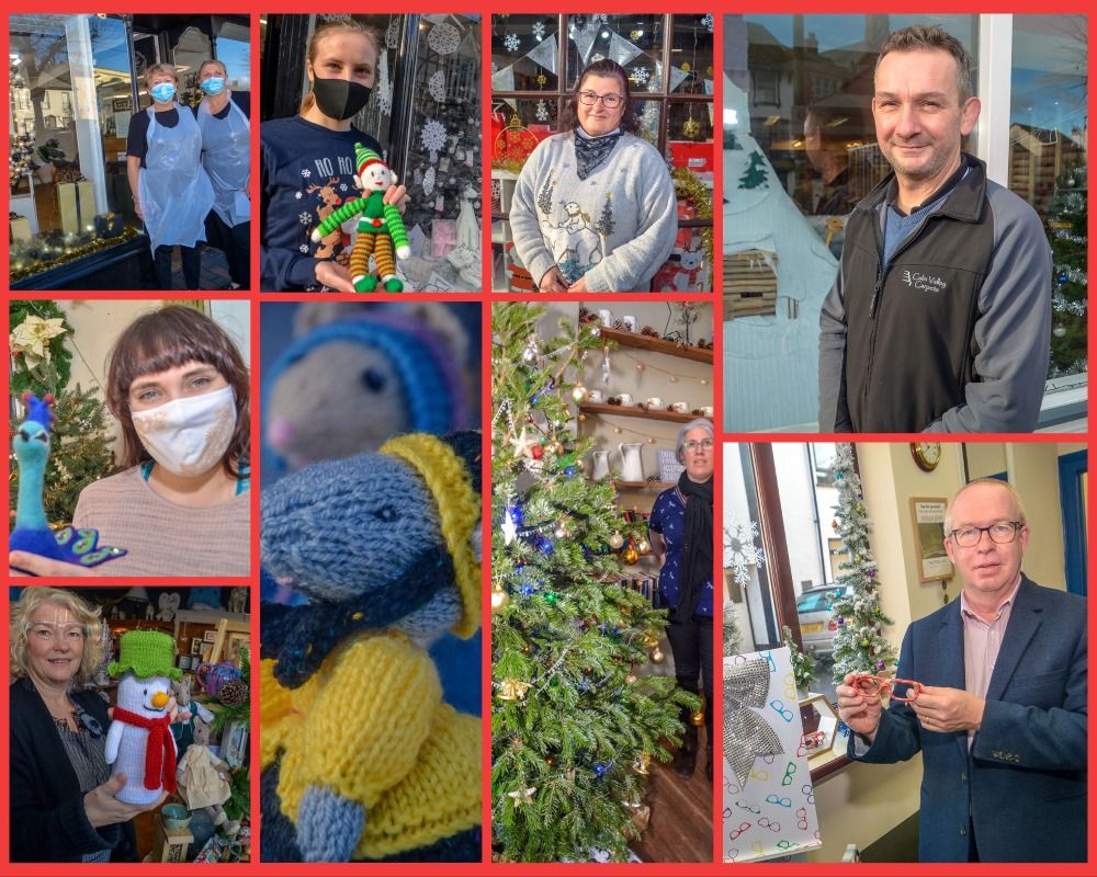 A Cully winter wonderland as shops deck their windows for Christmas
