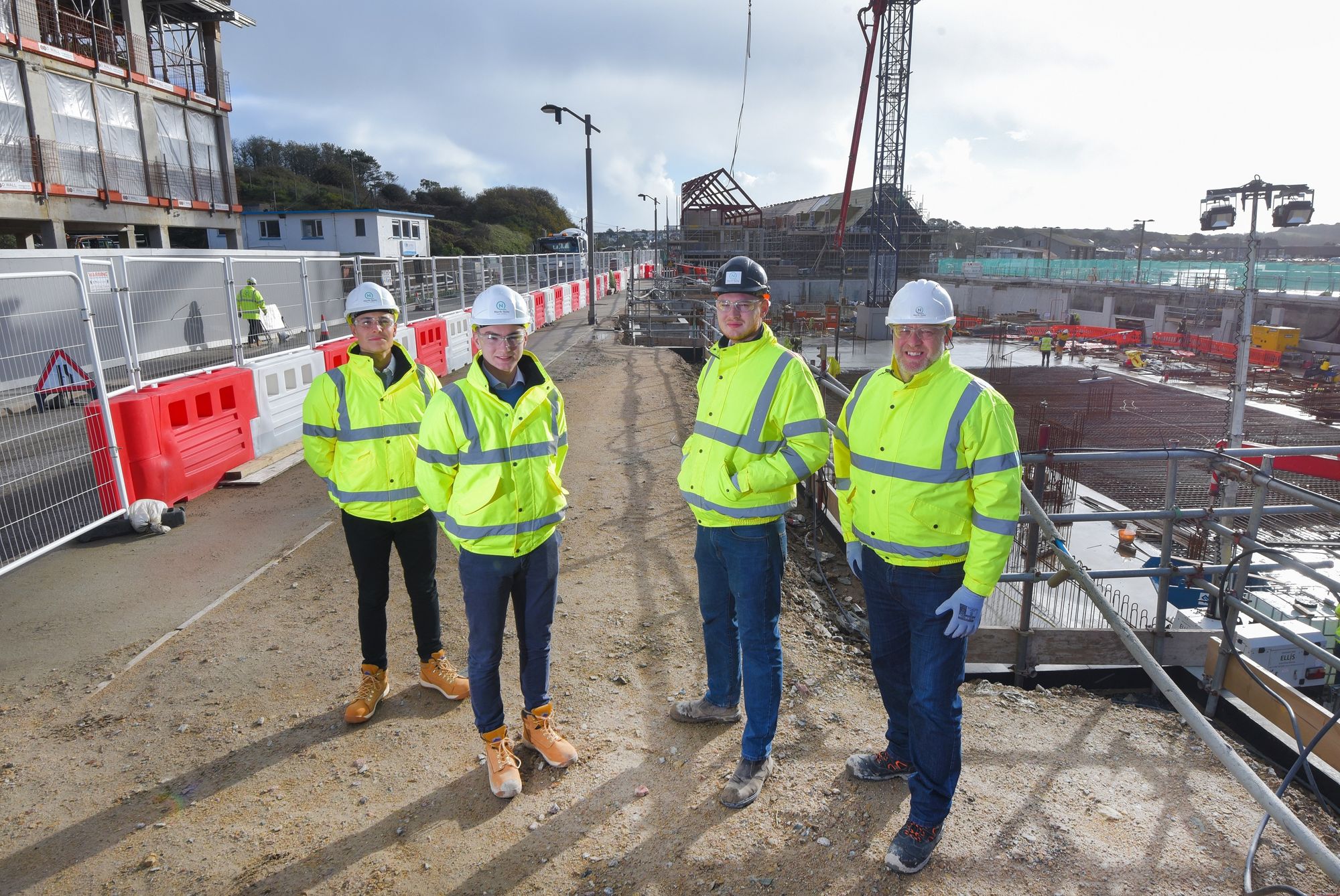 Hayle harbour construction firm expands with new apprentices