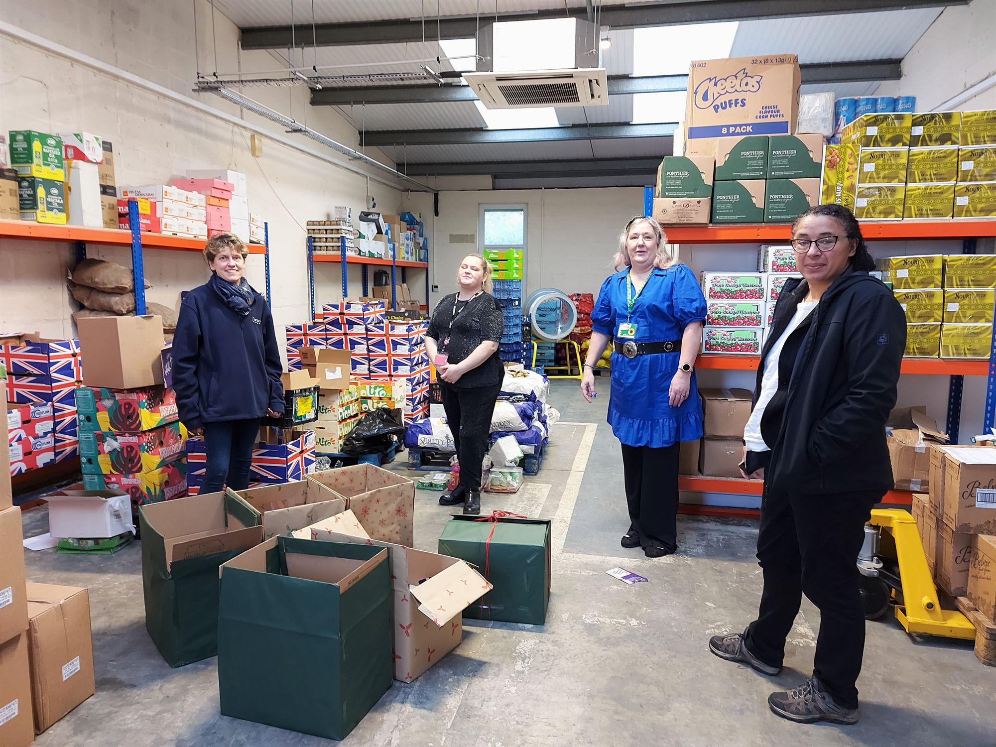 Mayor of Penzance donates 50 Christmas food boxes for poorest families