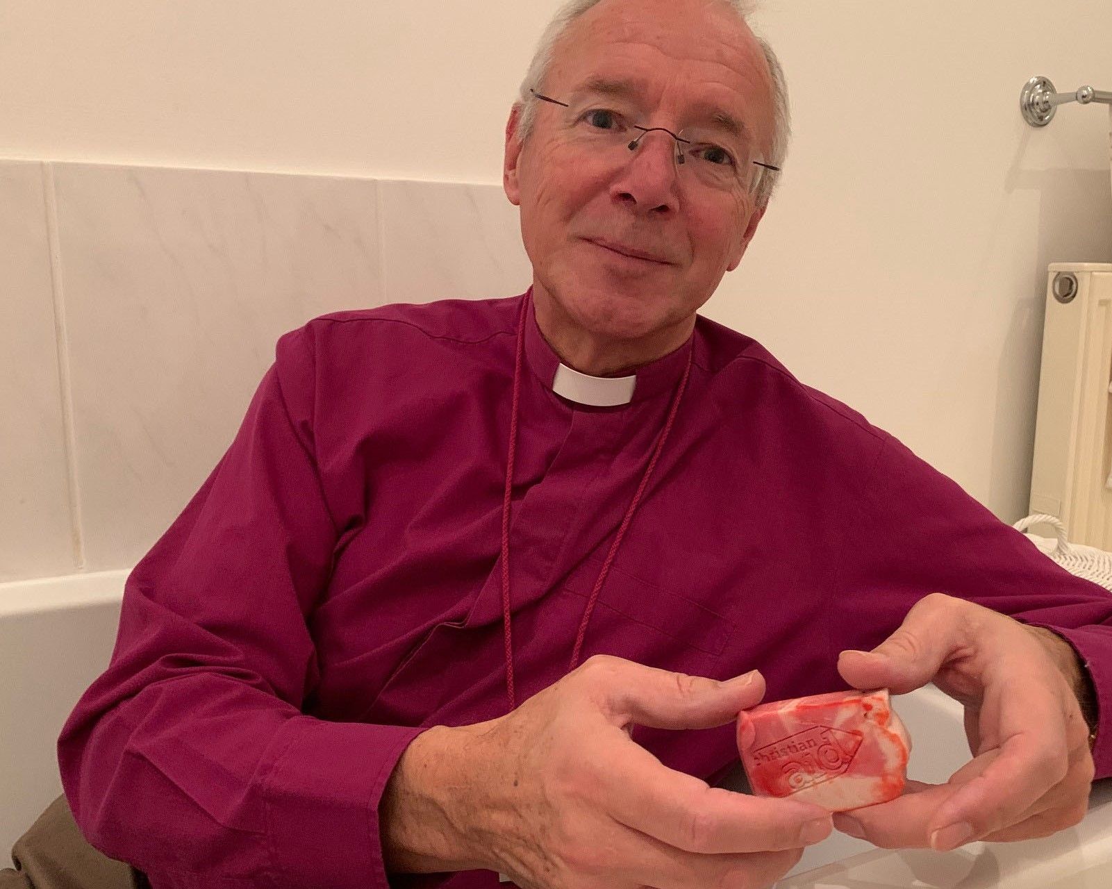 Bishop of Plymouth urges people to put soap at the top of this year's Christmas listed