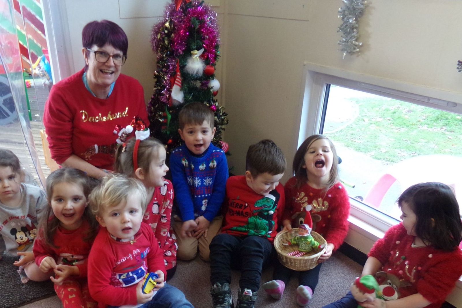 Christmas jumpers bring festive cheer to Park Hill Nursery