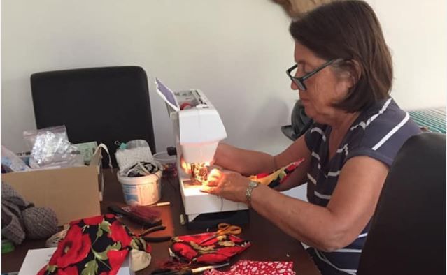 Saundersfoot grandmother makes face masks to raise funds for charities
