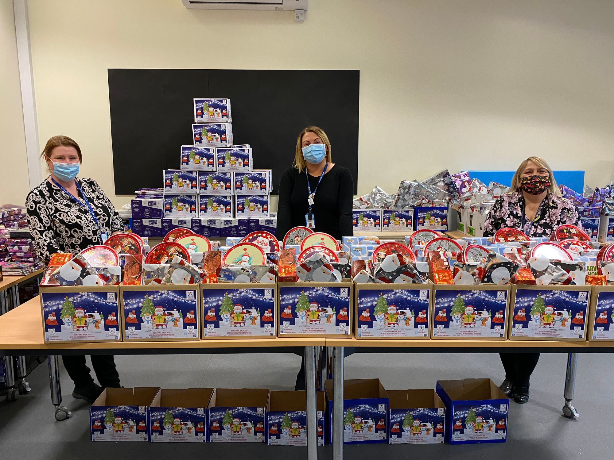 Wigan community school provides boxes full of festive treats for those in need this Christmas