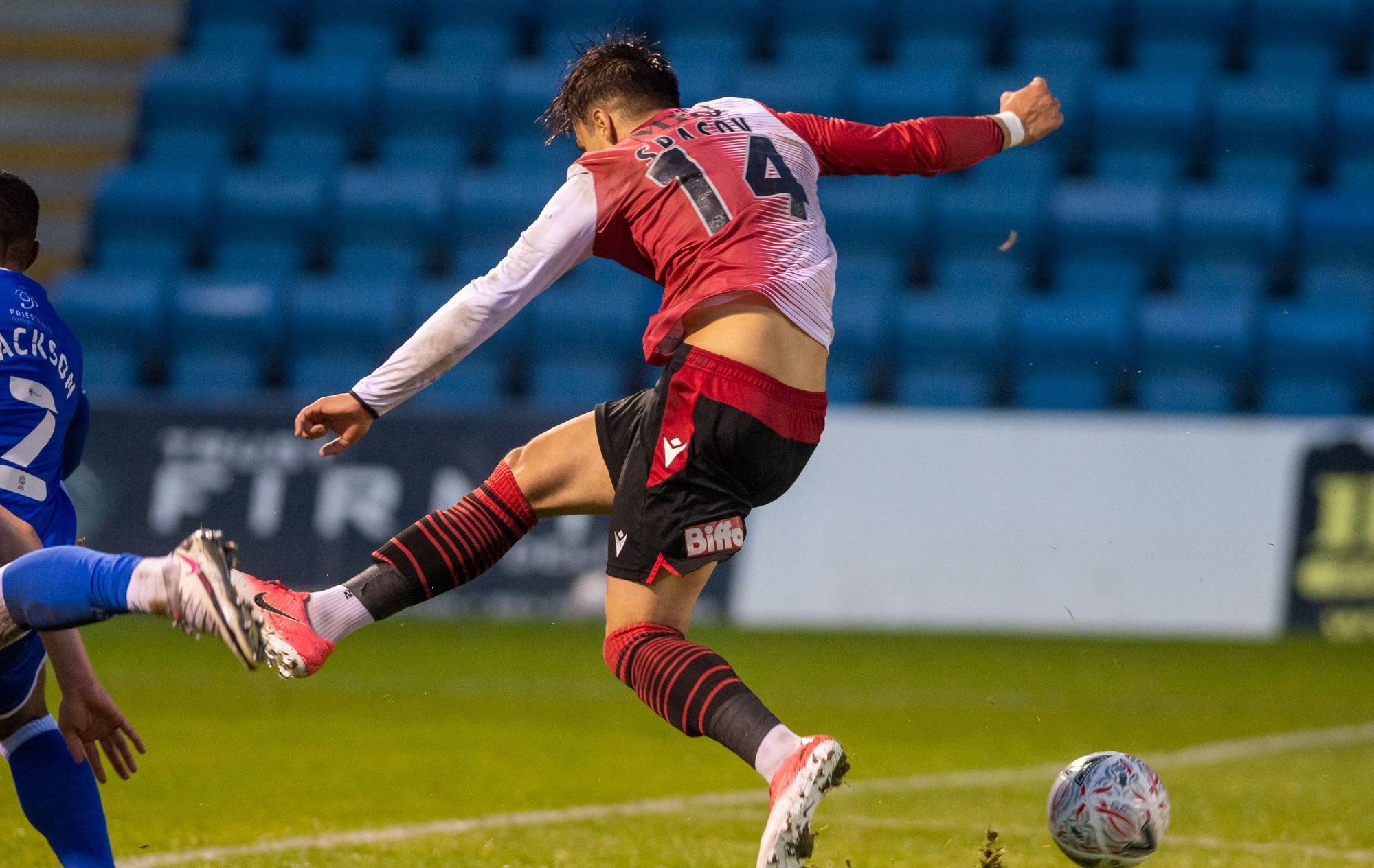 Slavi Spasov admits' scoring winner was a nice feeling' as Woking beat Dover Athletic