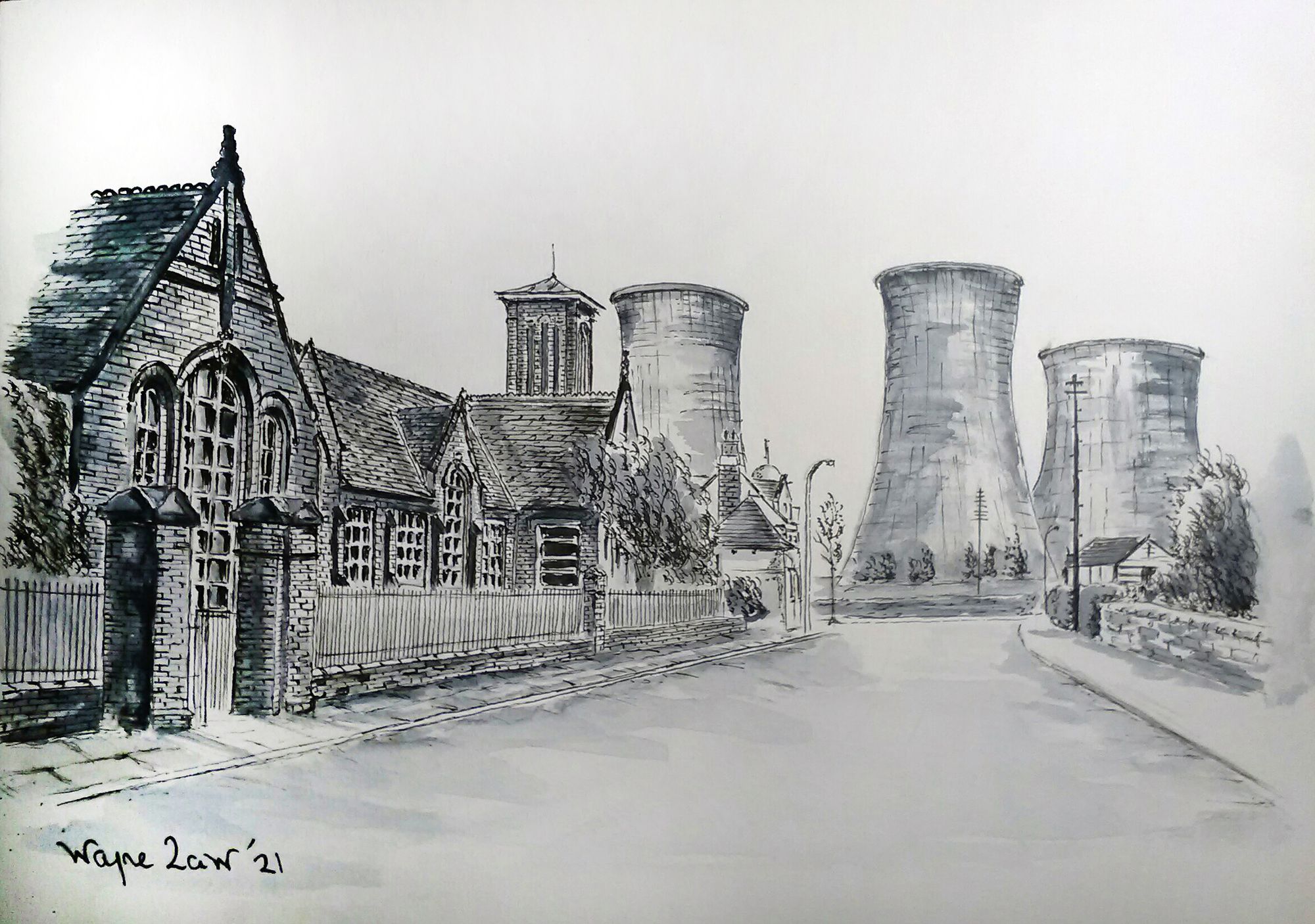 Nostalgia: Lost landmark brought back to life in pen and ink