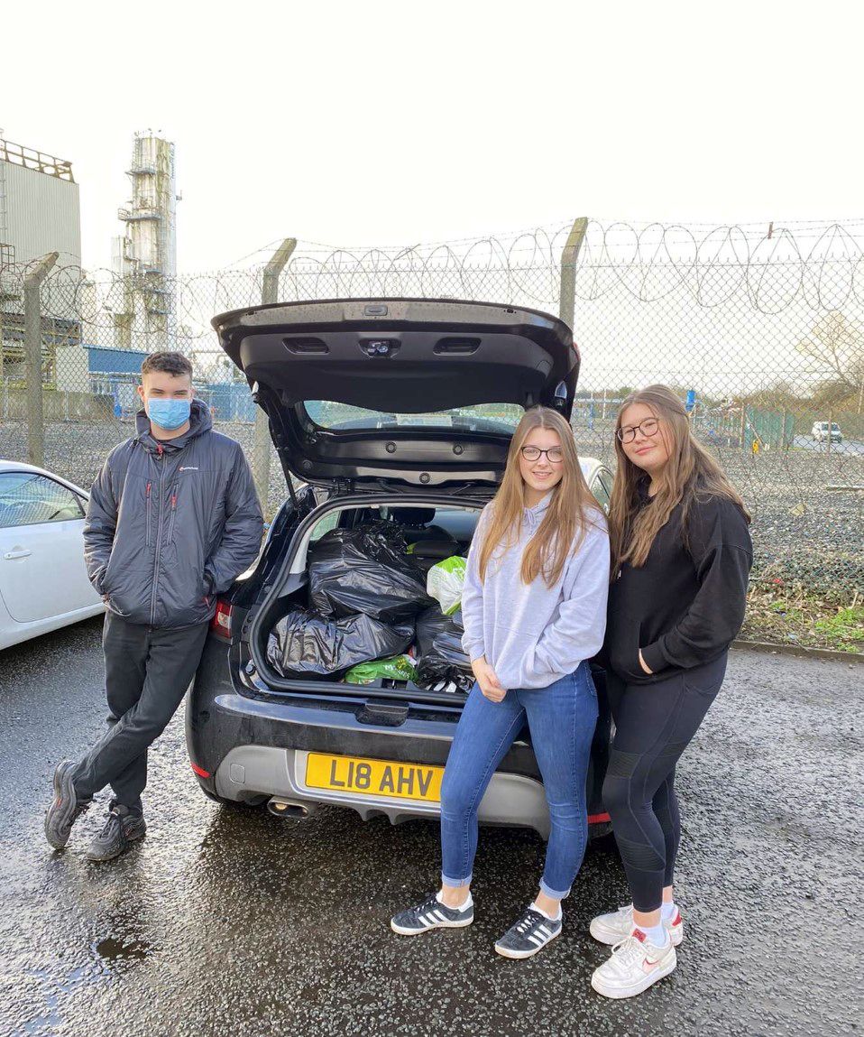 Chester high school helps those in need with generous food bank donation