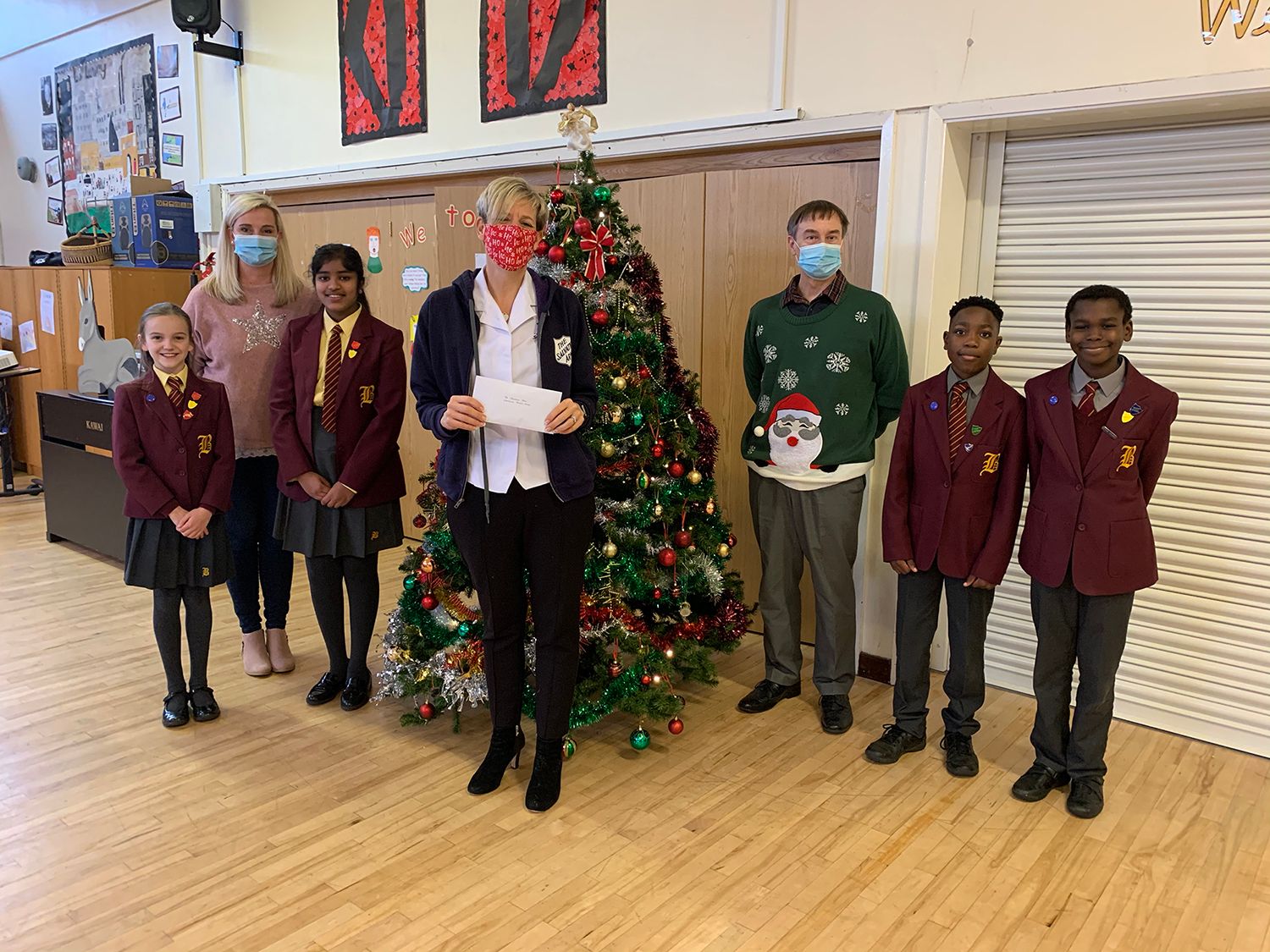 Greater Manchester school donates haul of cash, clothes and more to families in need