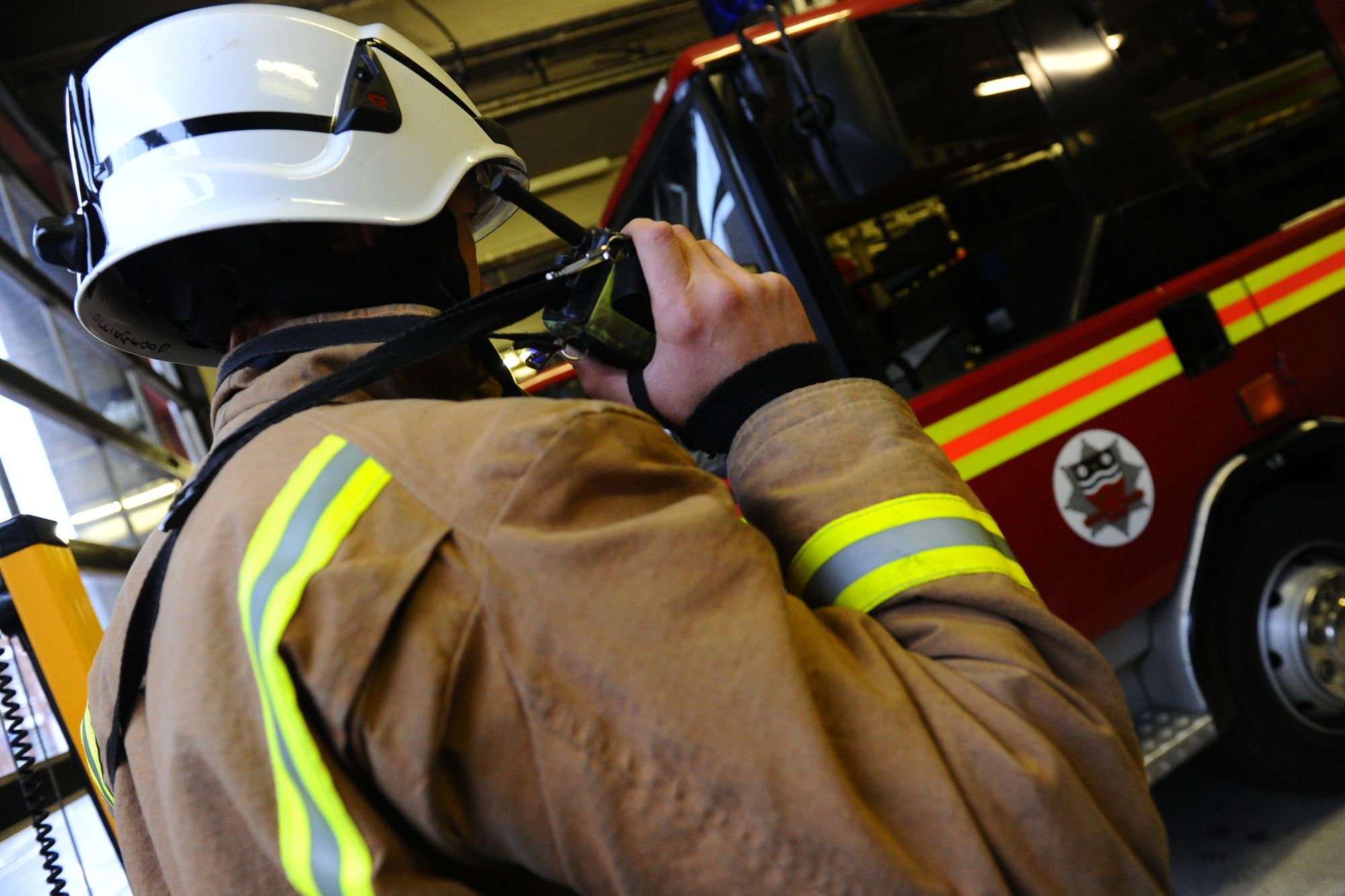 Emergency crews called to caravan fire