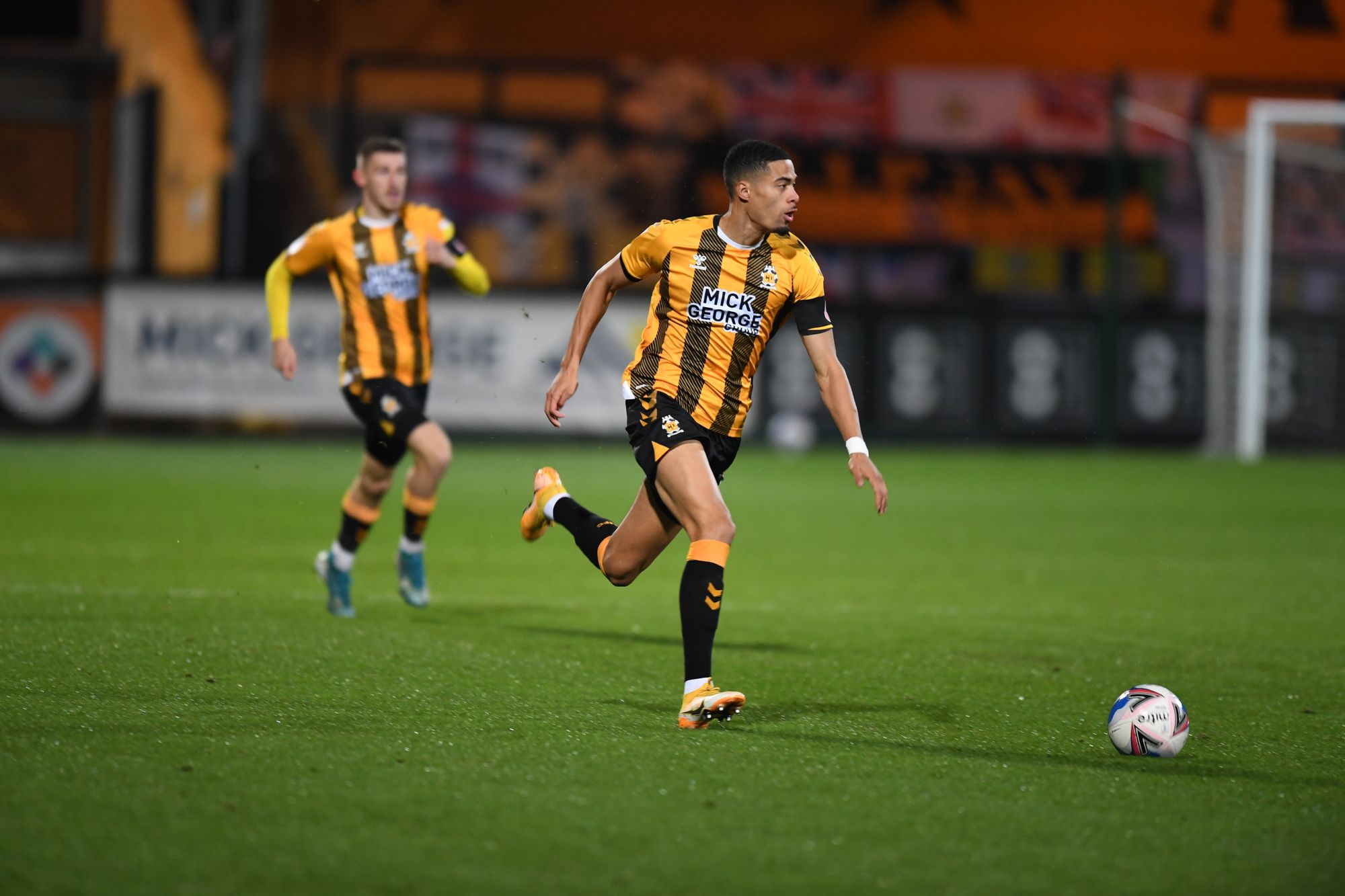 Harvey Knibbs feels he is playing some of his best football at Cambridge United after netting first League Two goal of season at Colchester United
