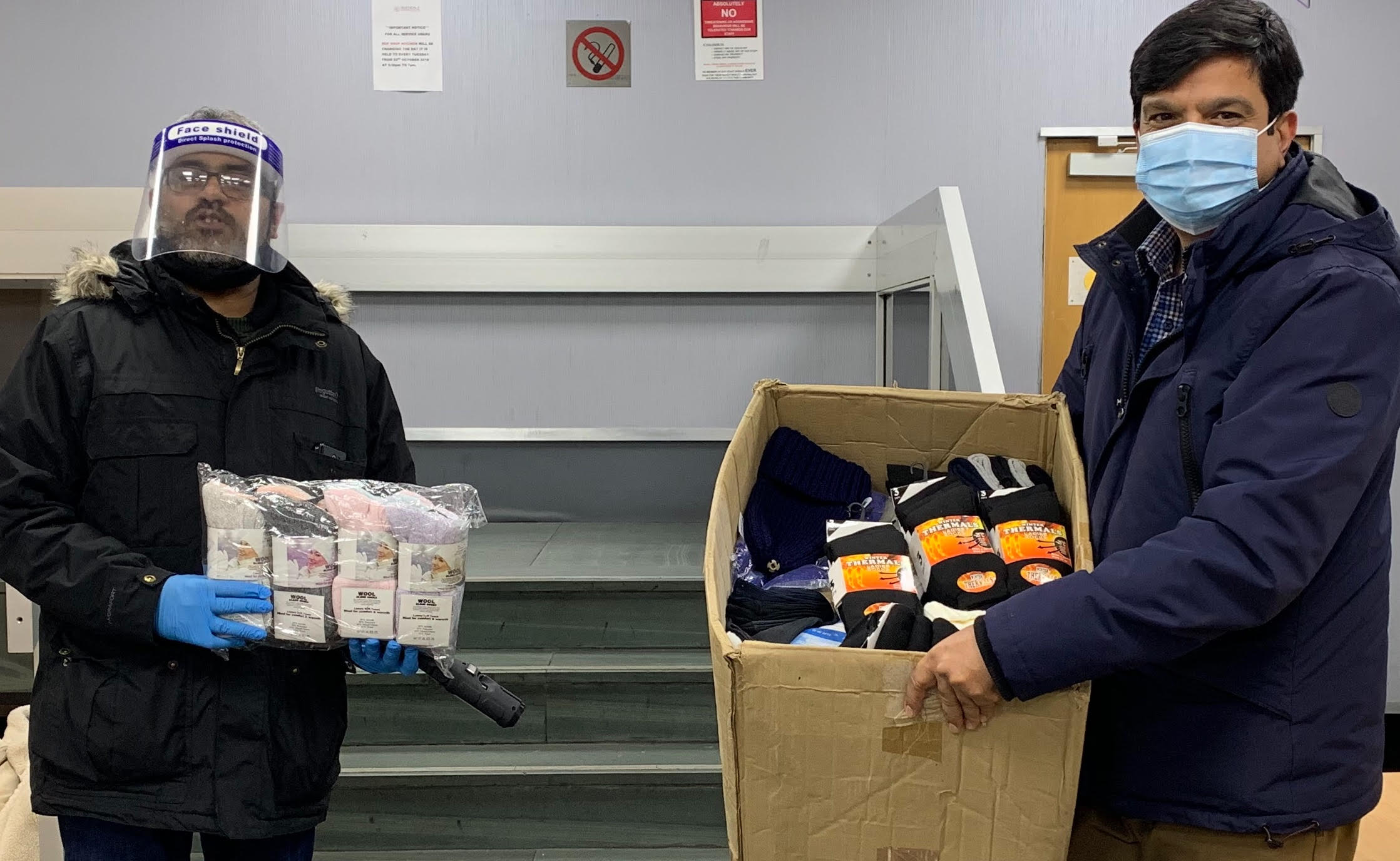 Rochdale councillor receives anonymous donation of 1,000 socks