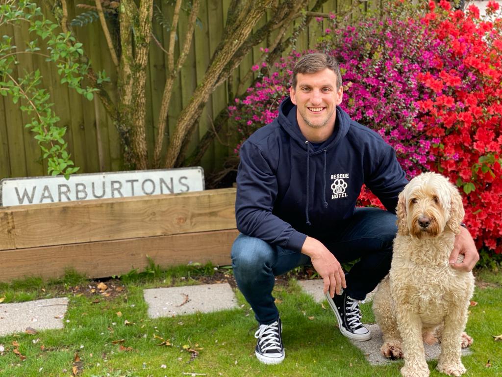 Sam Warburton is on a mission to raise £500,000 for Cardiff Dogs Home