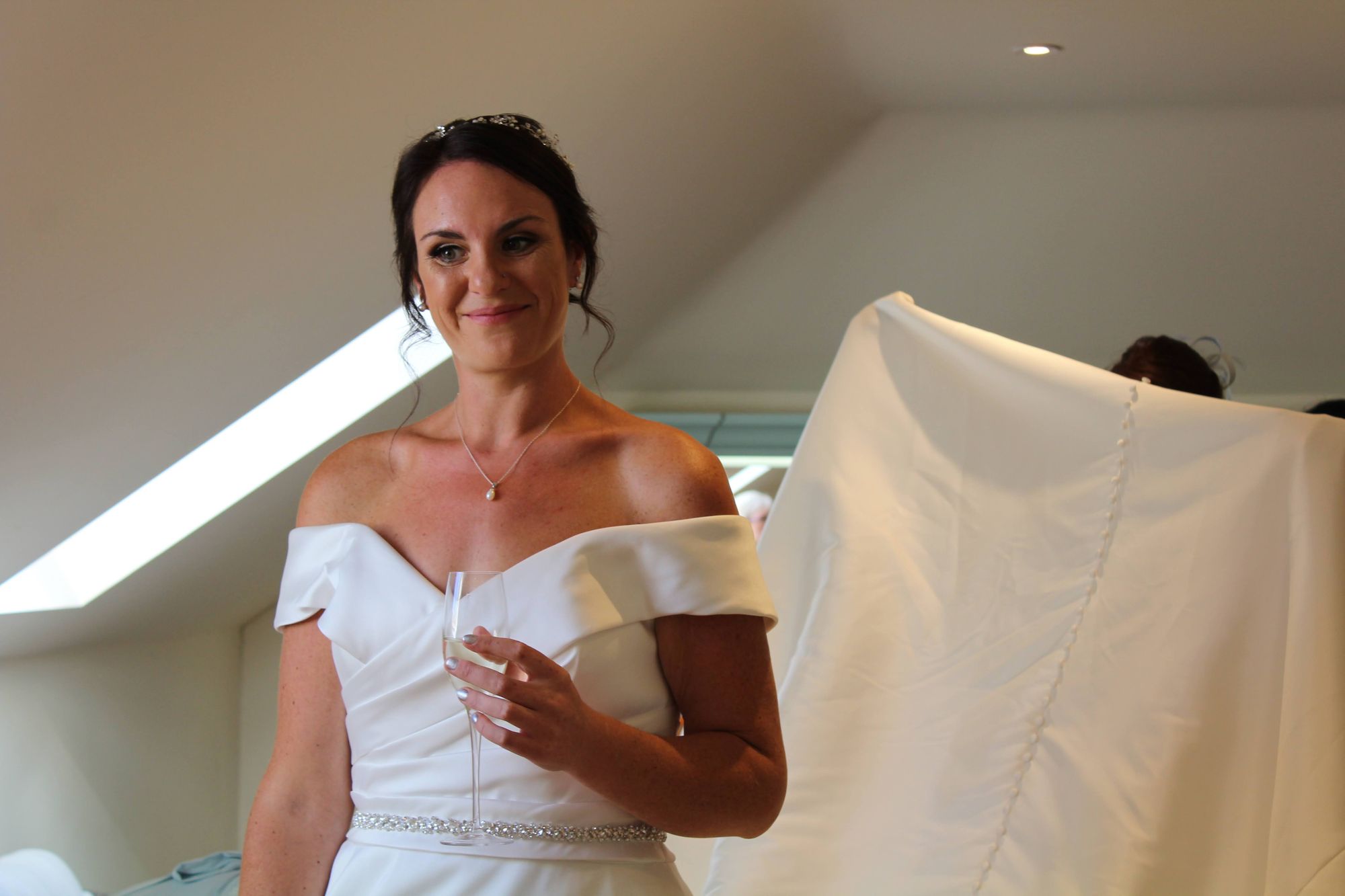 Lockdown bride sheds ten stone for her, not so big day