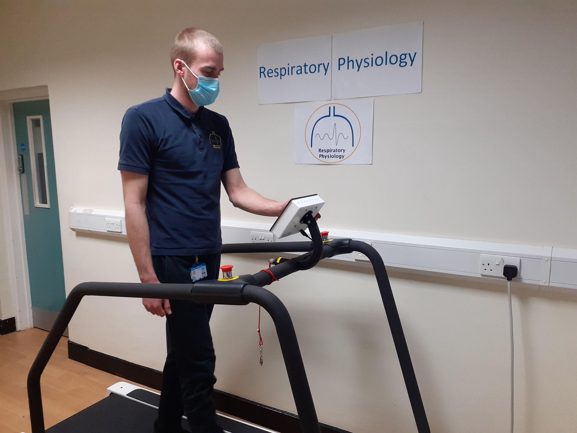 Stockport County support Stepping Hill with new treadmill