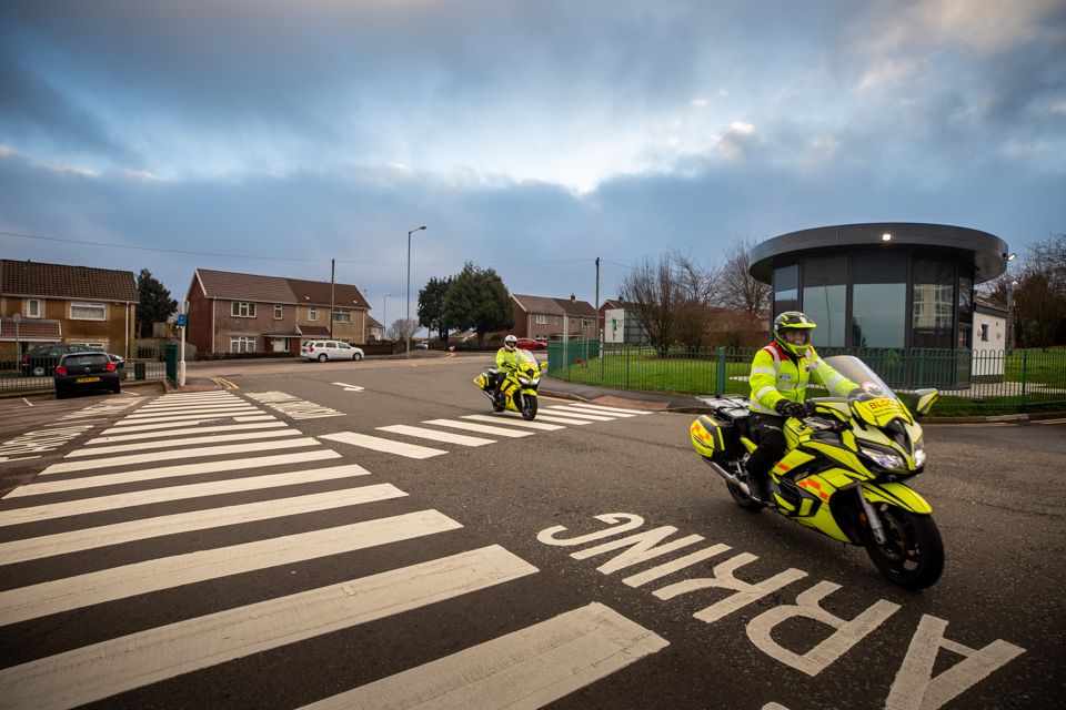 Swansea's DVLA names Blood Bikes Wales as its charity for the year