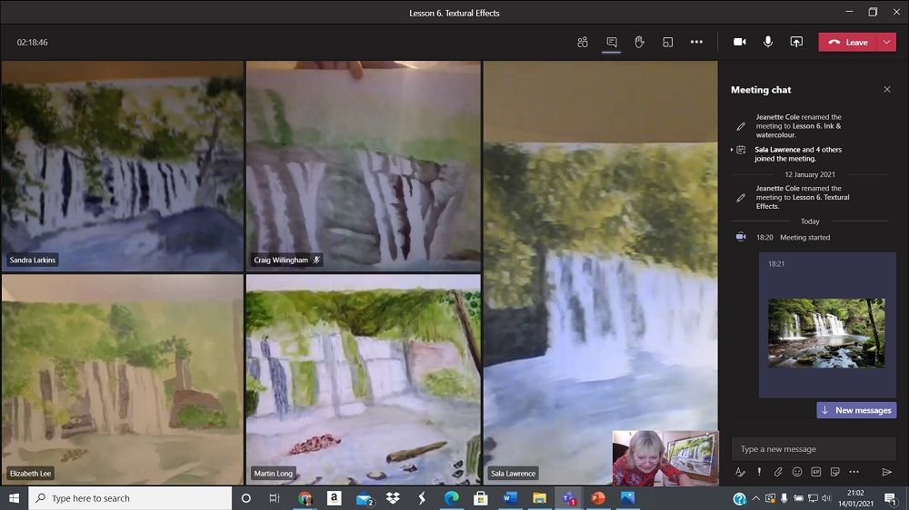 Newbury College adult learners enjoying the benefits of remote learning