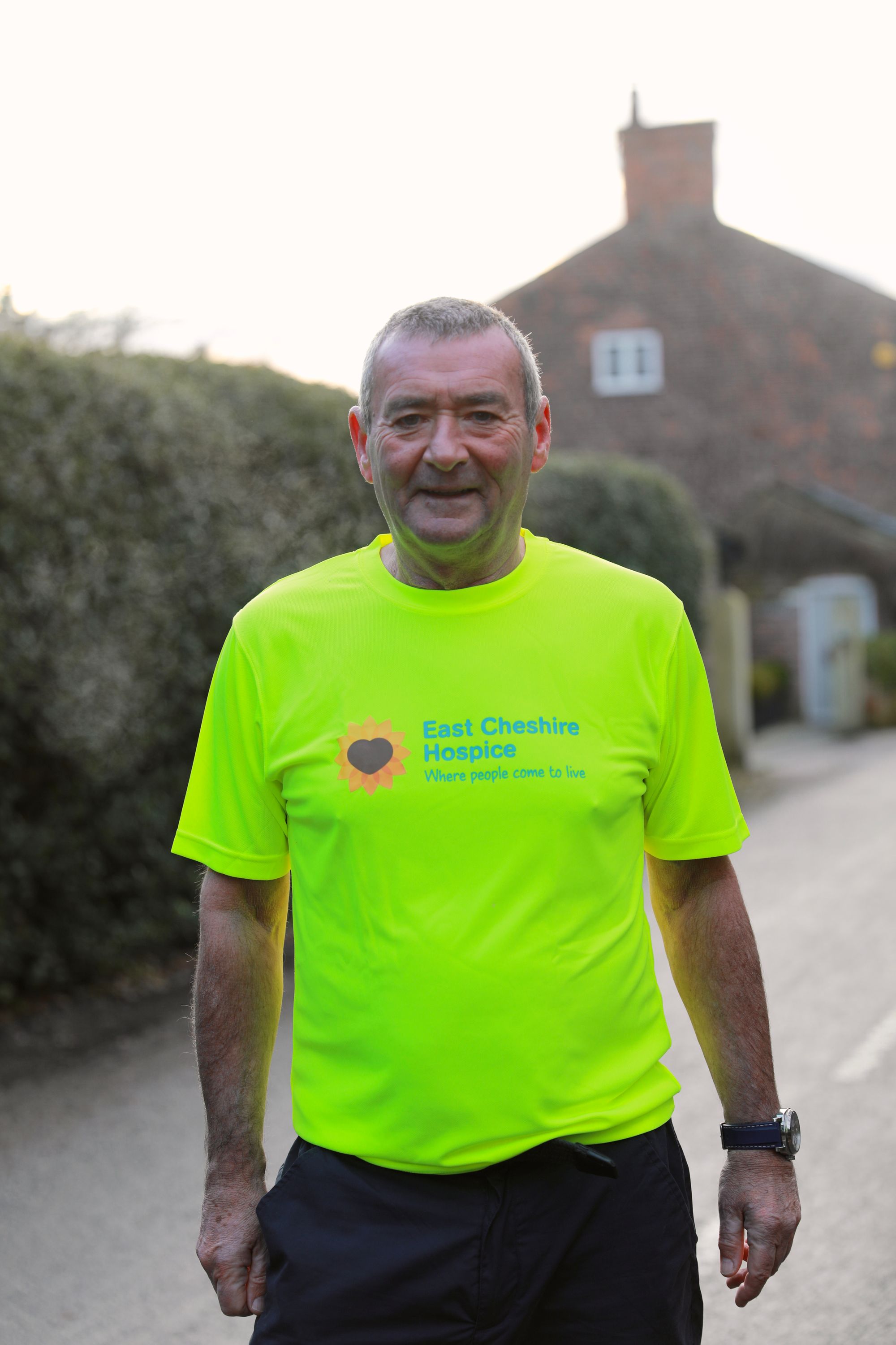 Norman is non-stop in his fundraising for East Cheshire Hospice