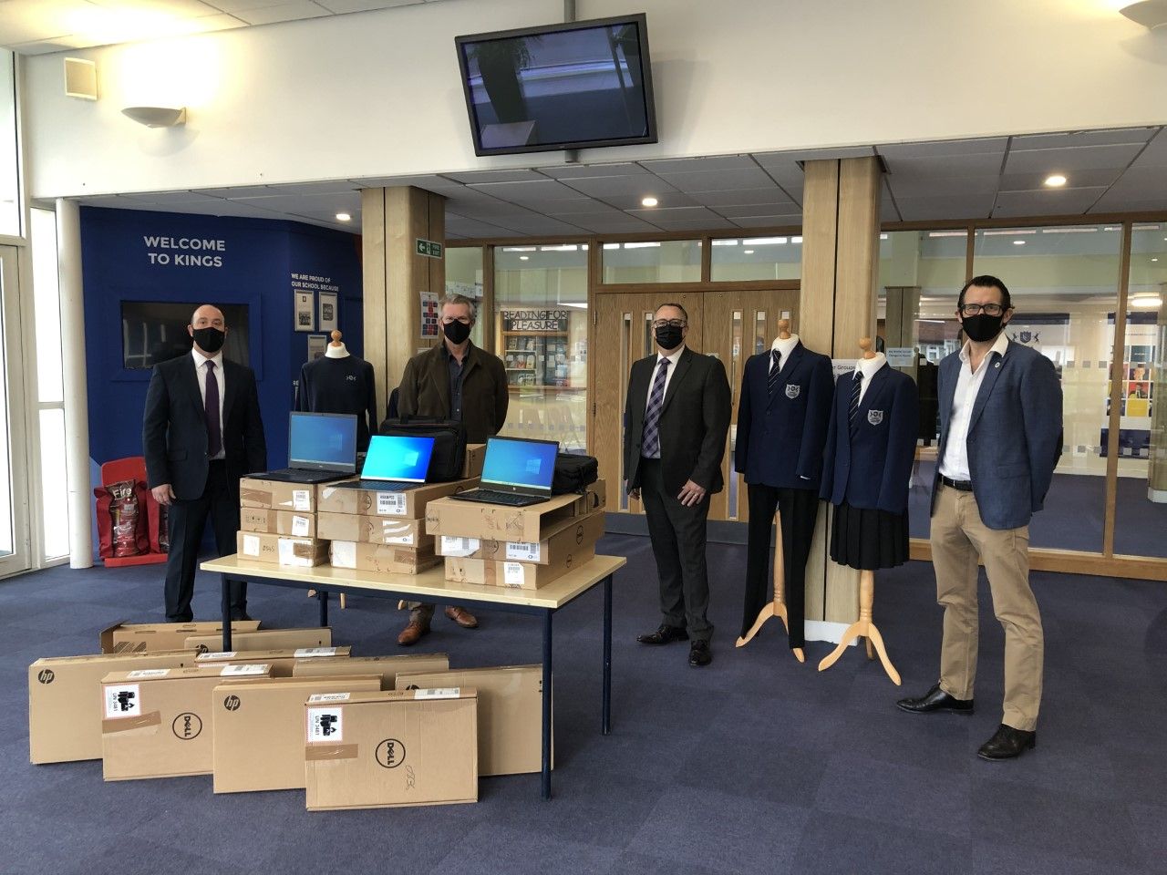 Laptop donations enable Guildford students to continue learning during