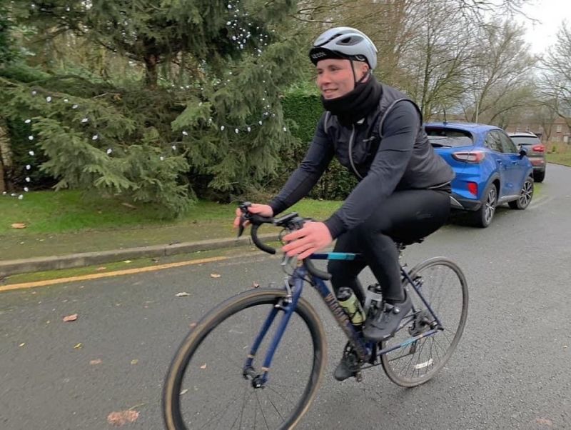Ryan cycles from London to Chorley to raise funds for local children’s hospice